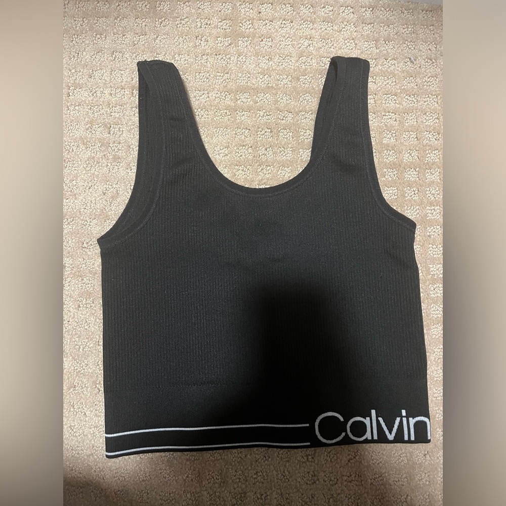 Black Calvin Klein sports bra - Picture 3 of 4